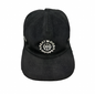 blk corduroy cap